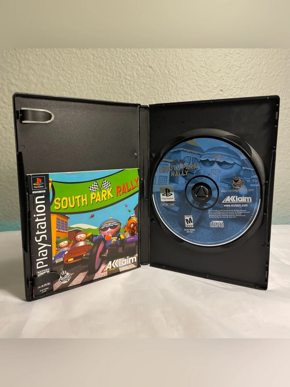 South Park Rally (PlayStation 1, 1999) PS1 W/ Reg Card No Original Case Works